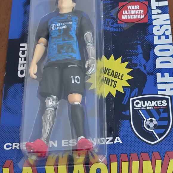 Cristian Espinoza Action Figure San Jose Earthquakes Clash Jersey SGA 10-18-2025 - Picture 3 of 8
